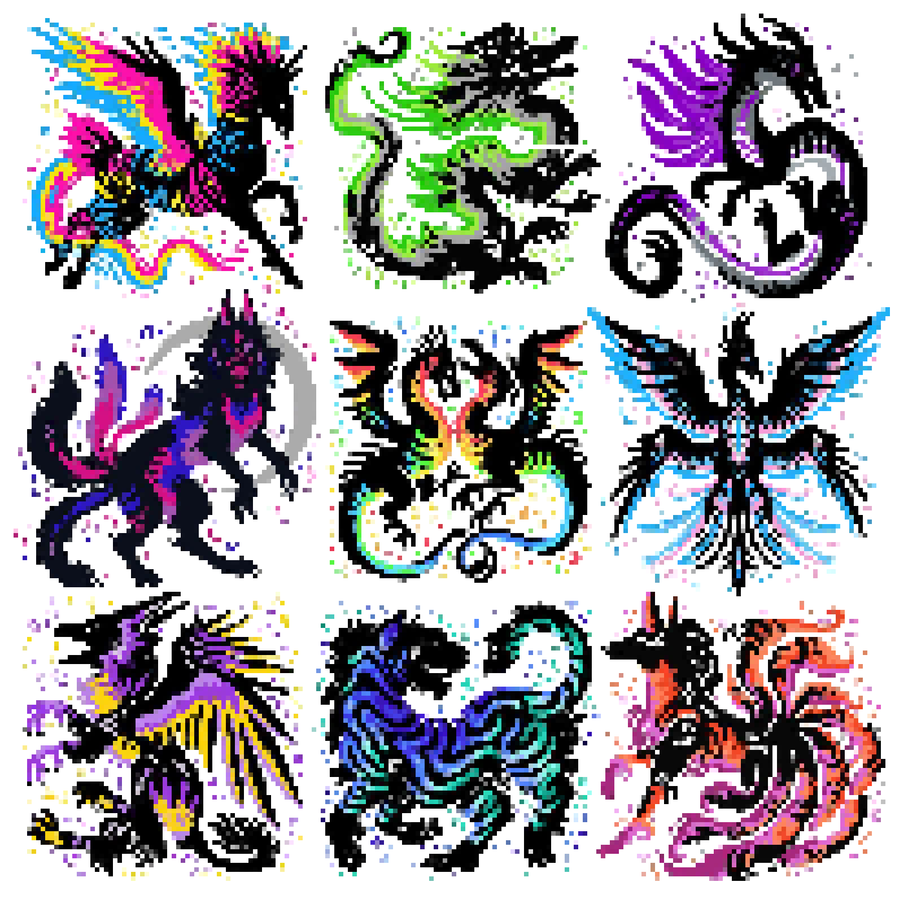 Mythical Creatures Pride Collection by Diana Chan